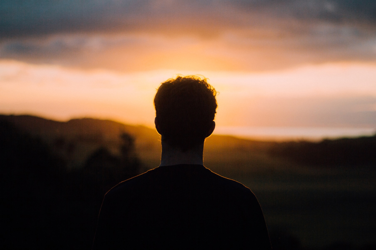 The portrait of a person